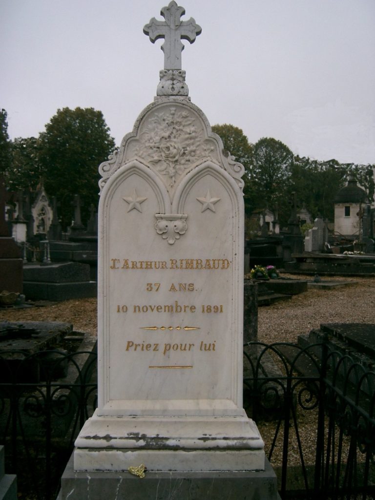 La tomba di Rimbaud a Charleville
